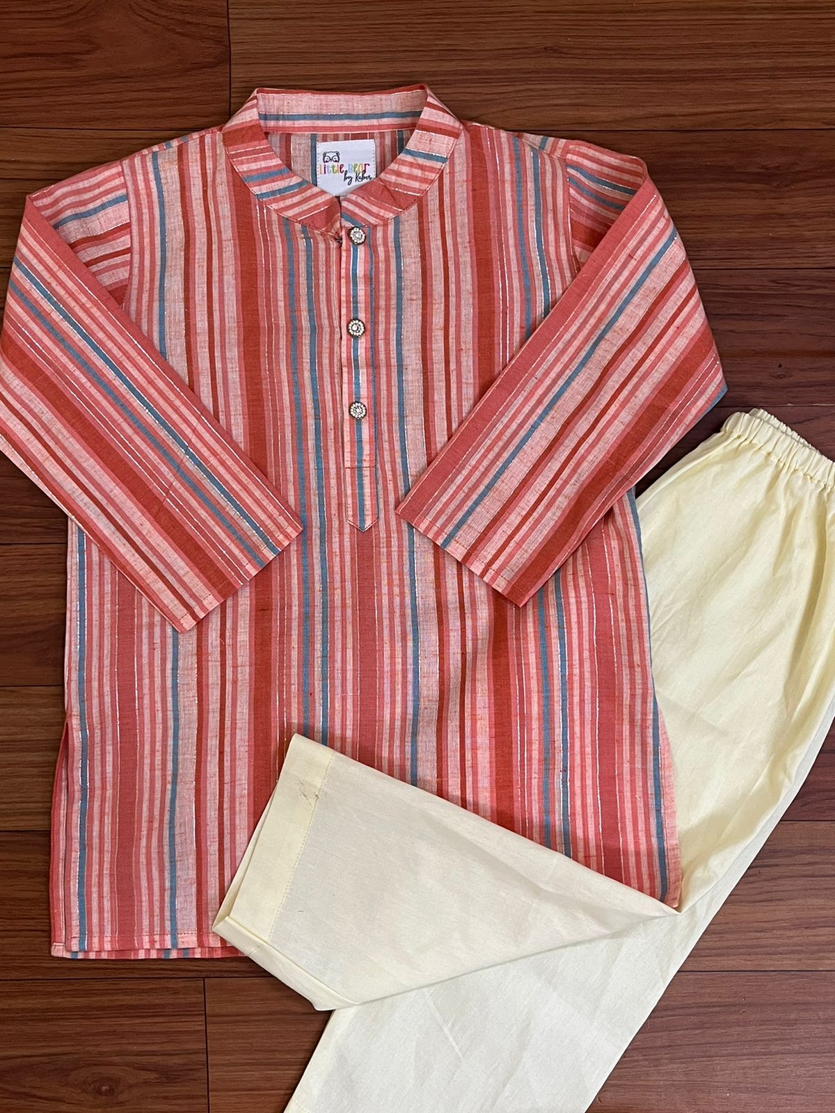 Amber Kurta Set - Pink